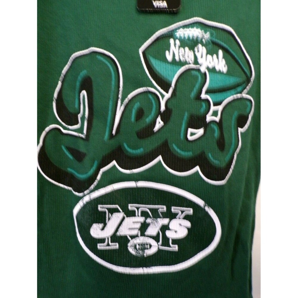 Team Apparel NY Jets Women's Green Ribbed Tank Top S NWT - Picture 2 of 3